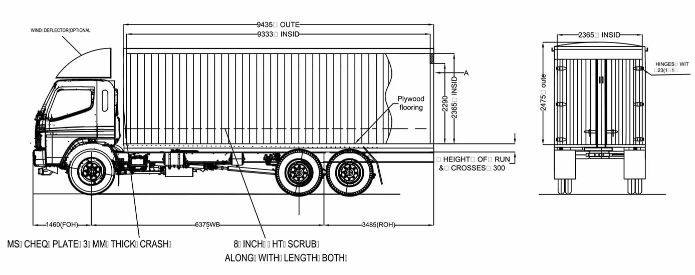 Truck Container Manufacturer from Pune, India | Chaphekar Engineering